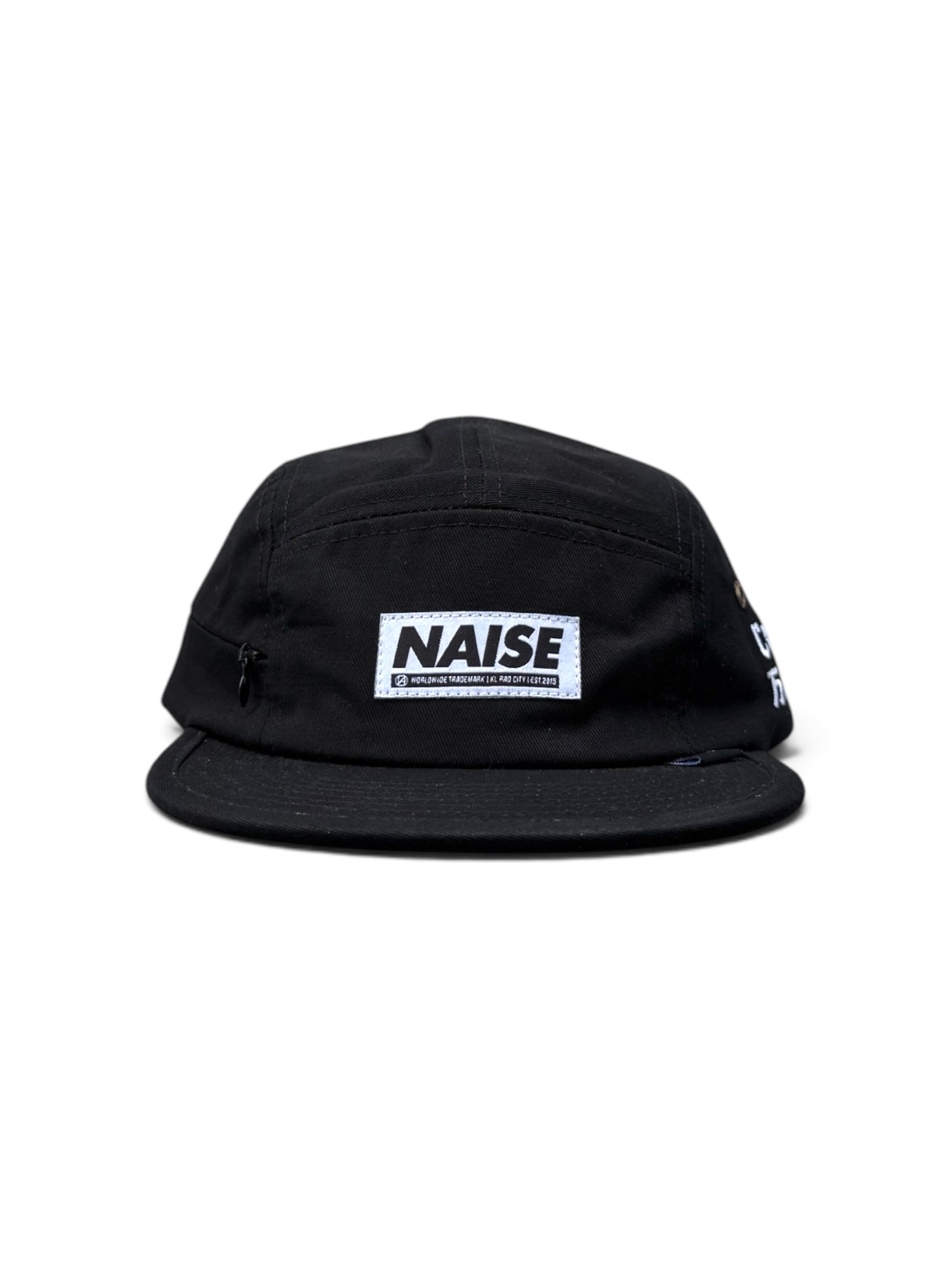 5 PANEL CAMP CAP BLACK 1