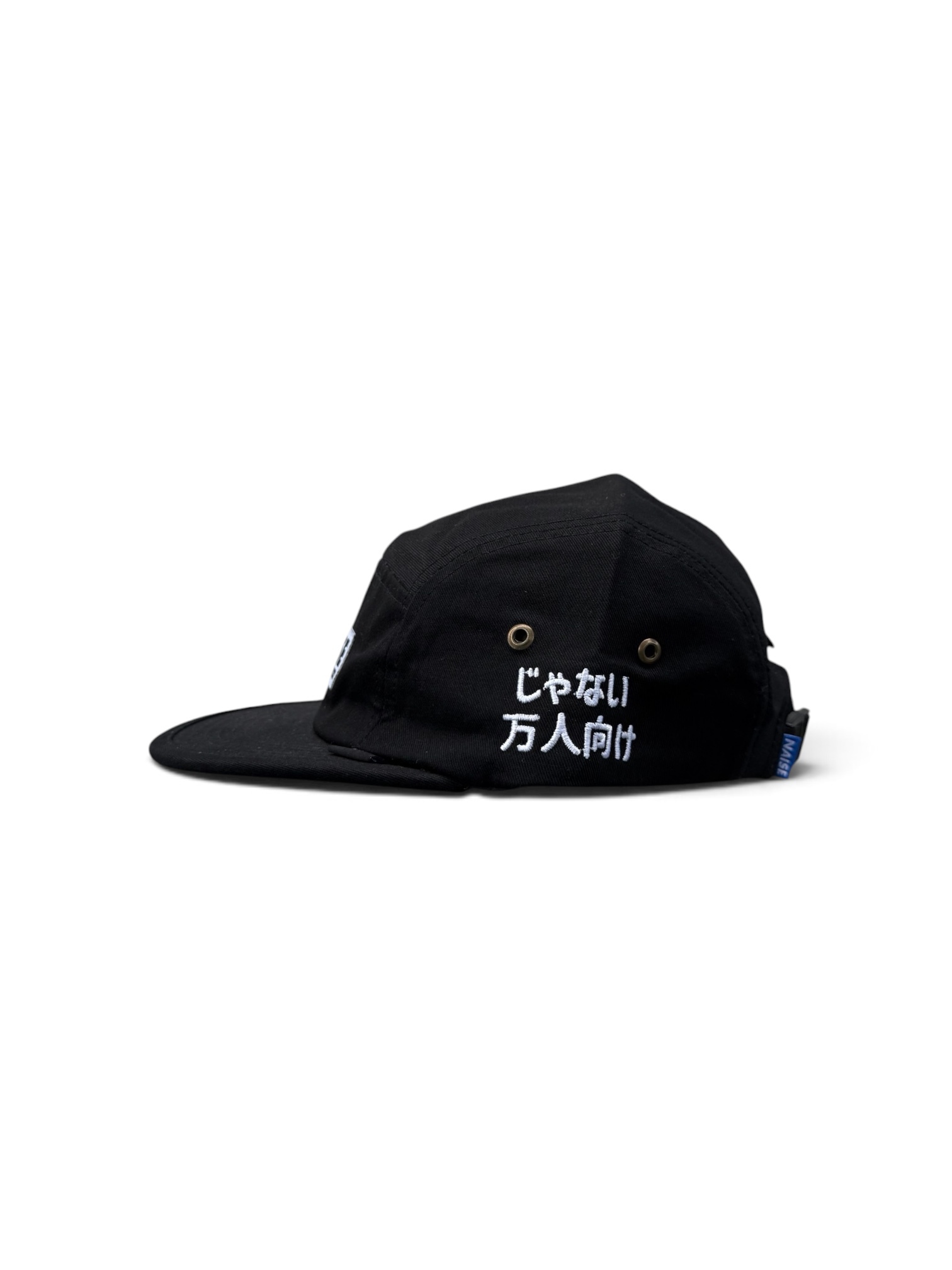5 PANEL CAMP CAP BLACK 2