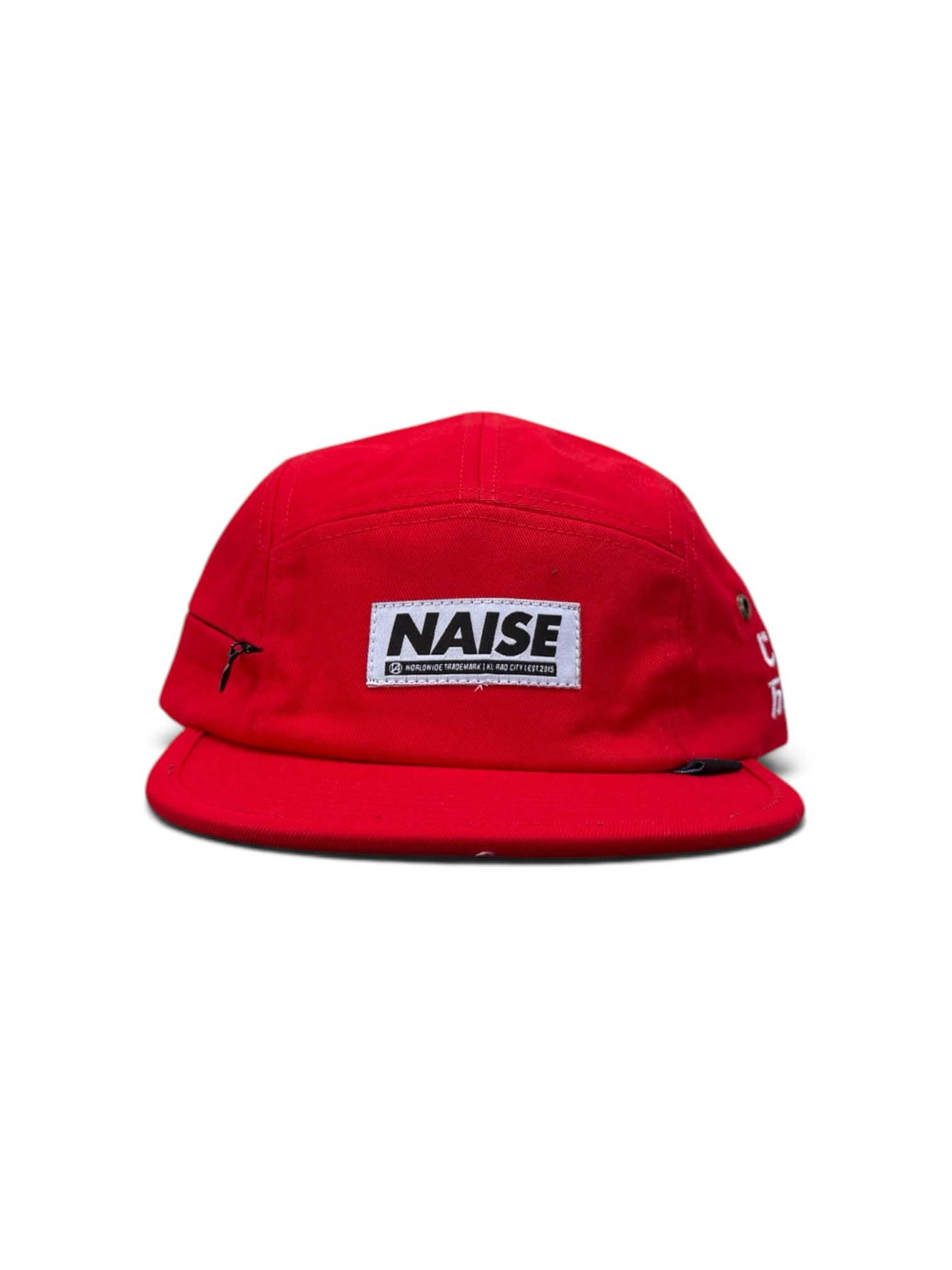 5 PANEL CAMP CAP RED 1