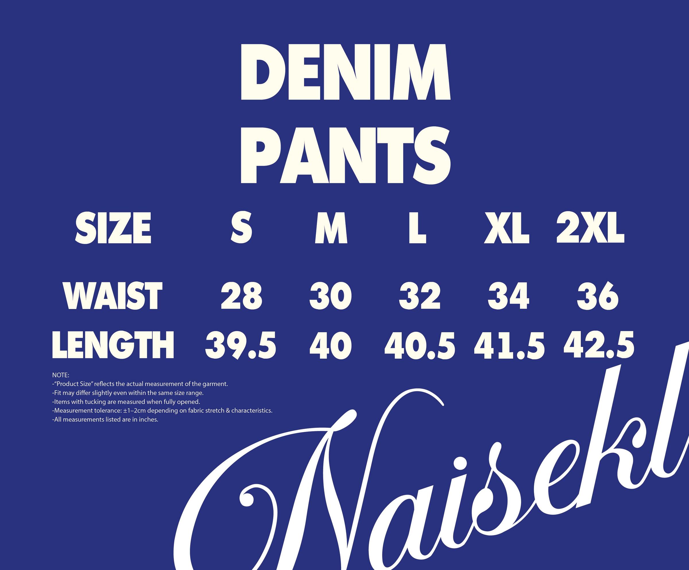 DENIM PANTS 2026