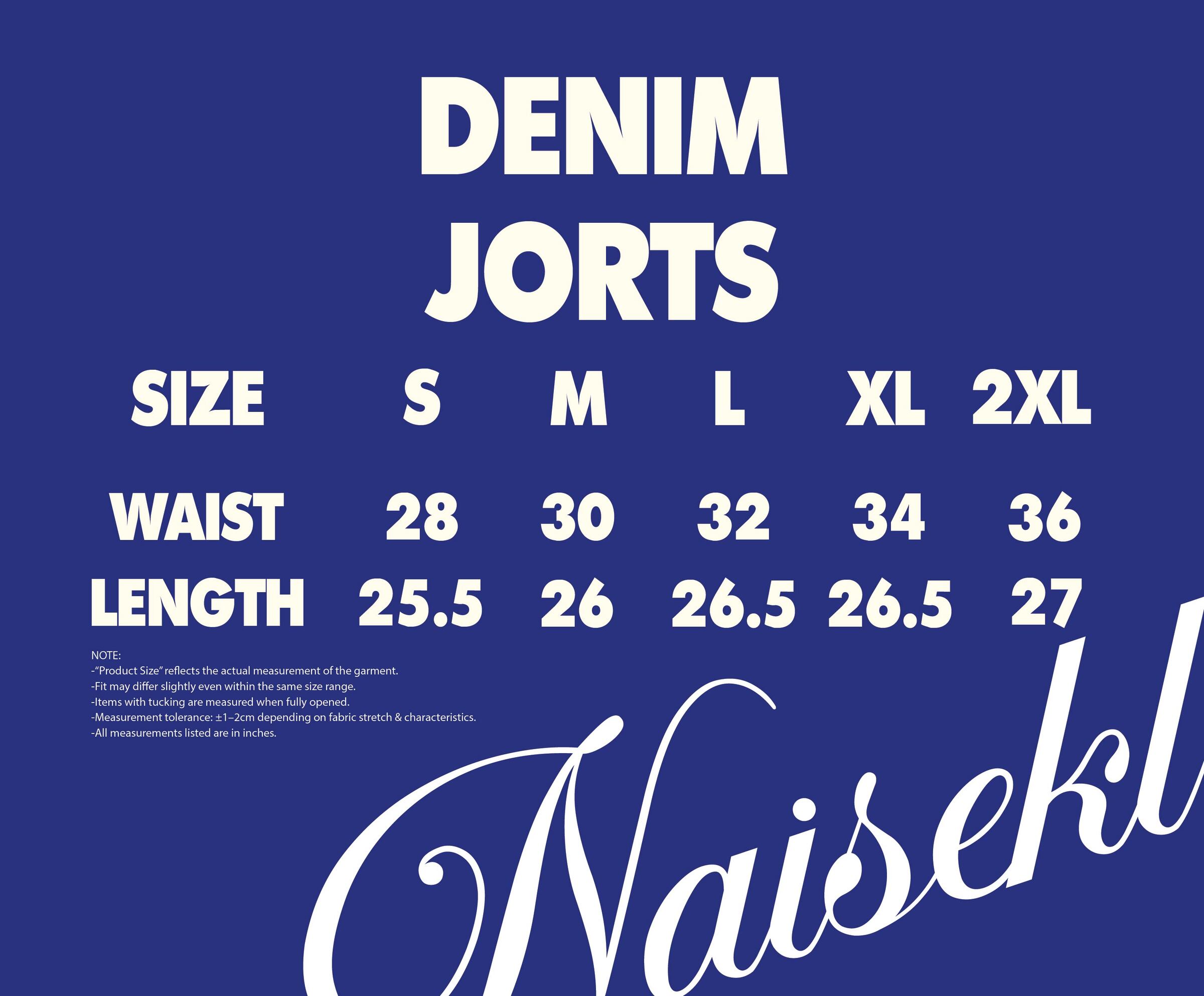 DENIM JORTS 2026