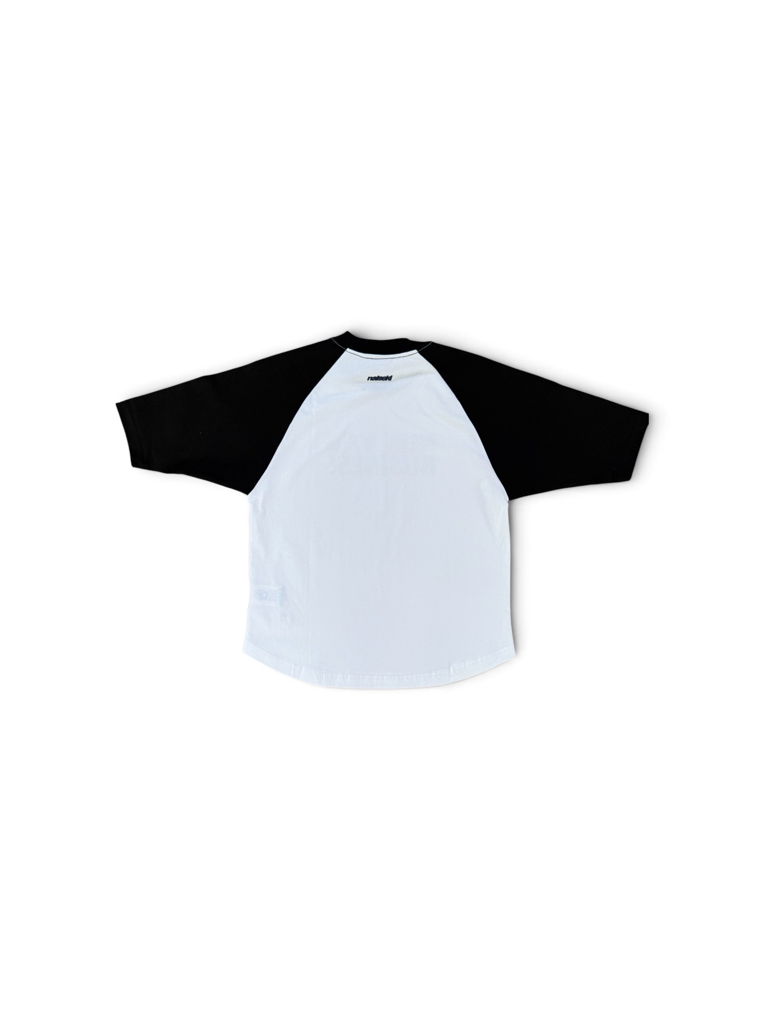NUN YA RAGLAN BLACK WHITE 2