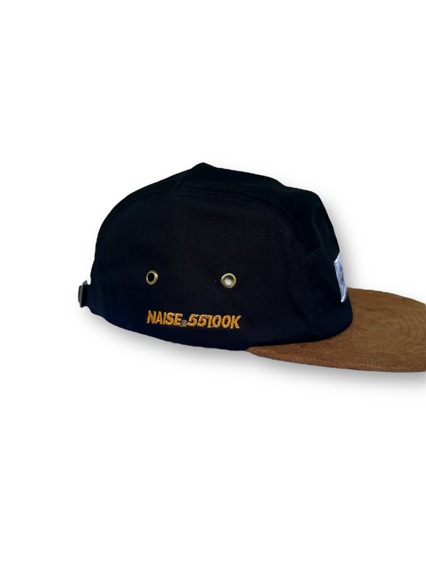 5 PANEL CAMP CAP BLACK BROWN 3