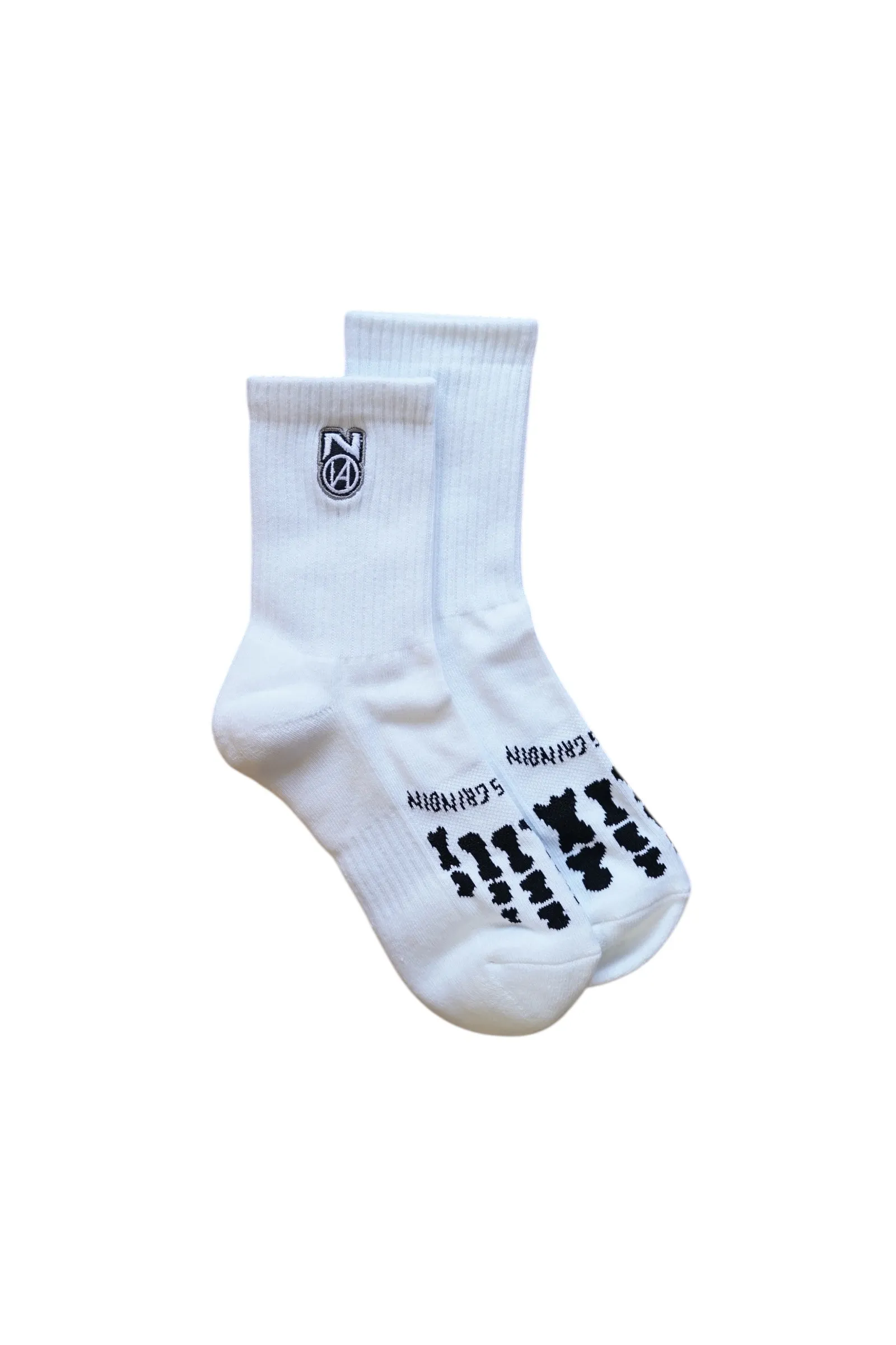 FULL WHITE SOCKS 1