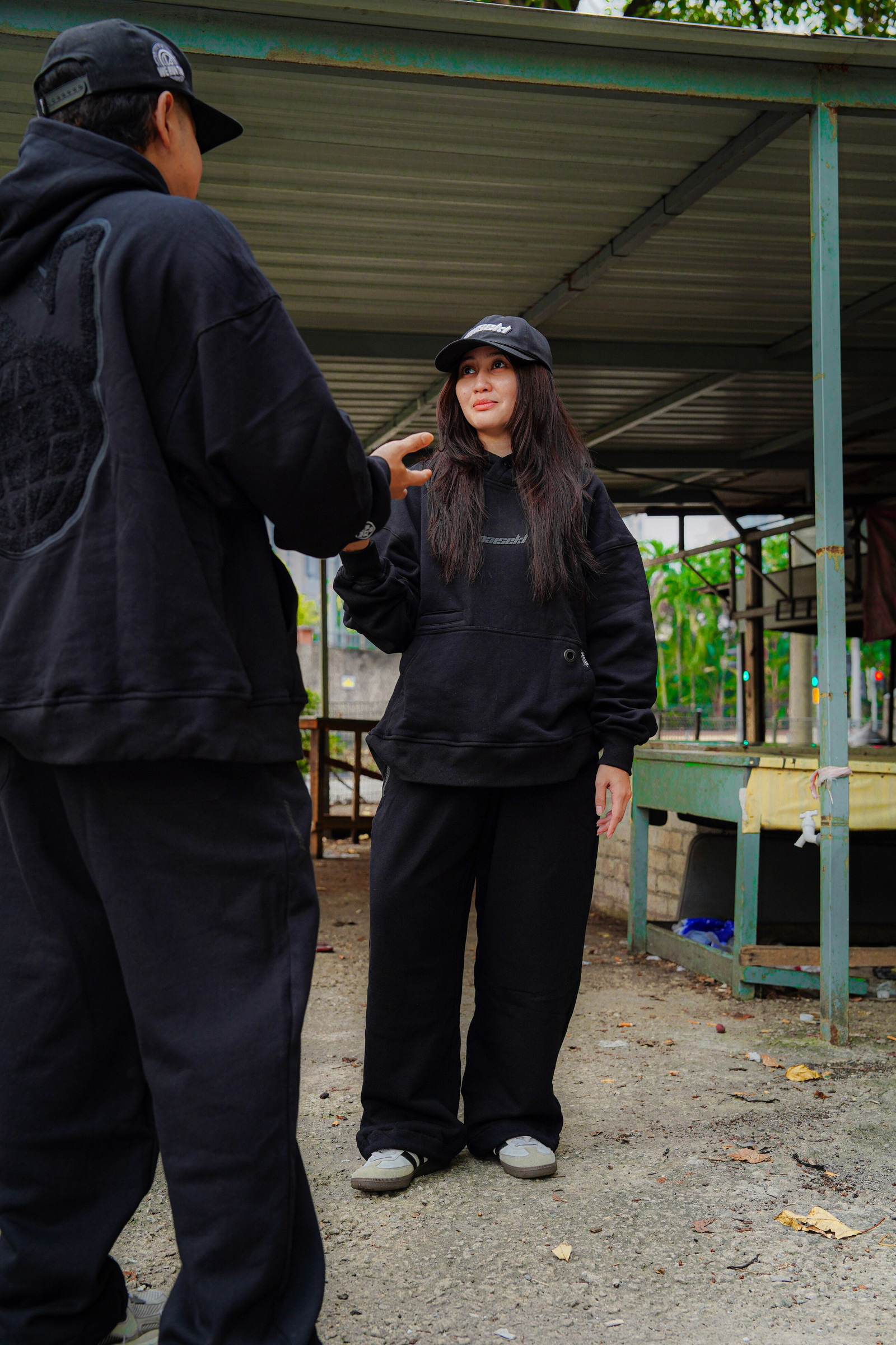 HQ WIDE BAGGY PANT BLACK 5