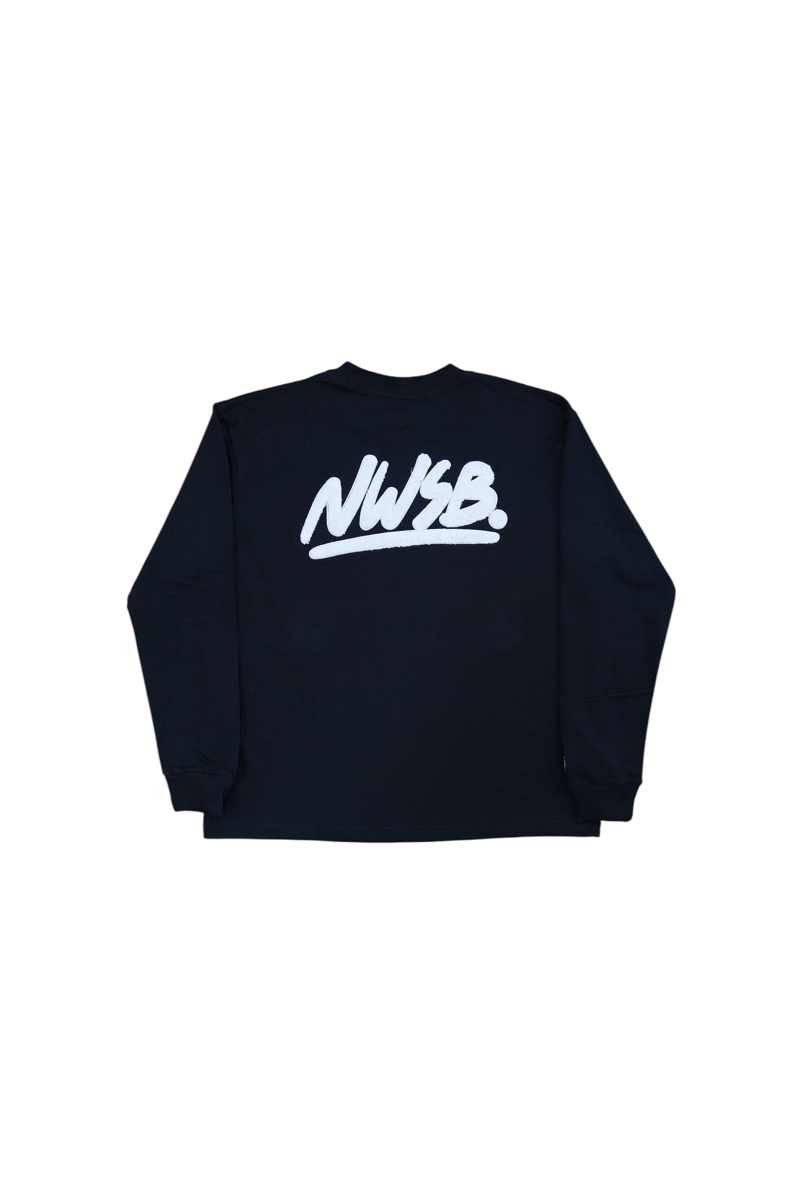NWSB TSHIRT LONGSLEEVE BLACK WHITE 2