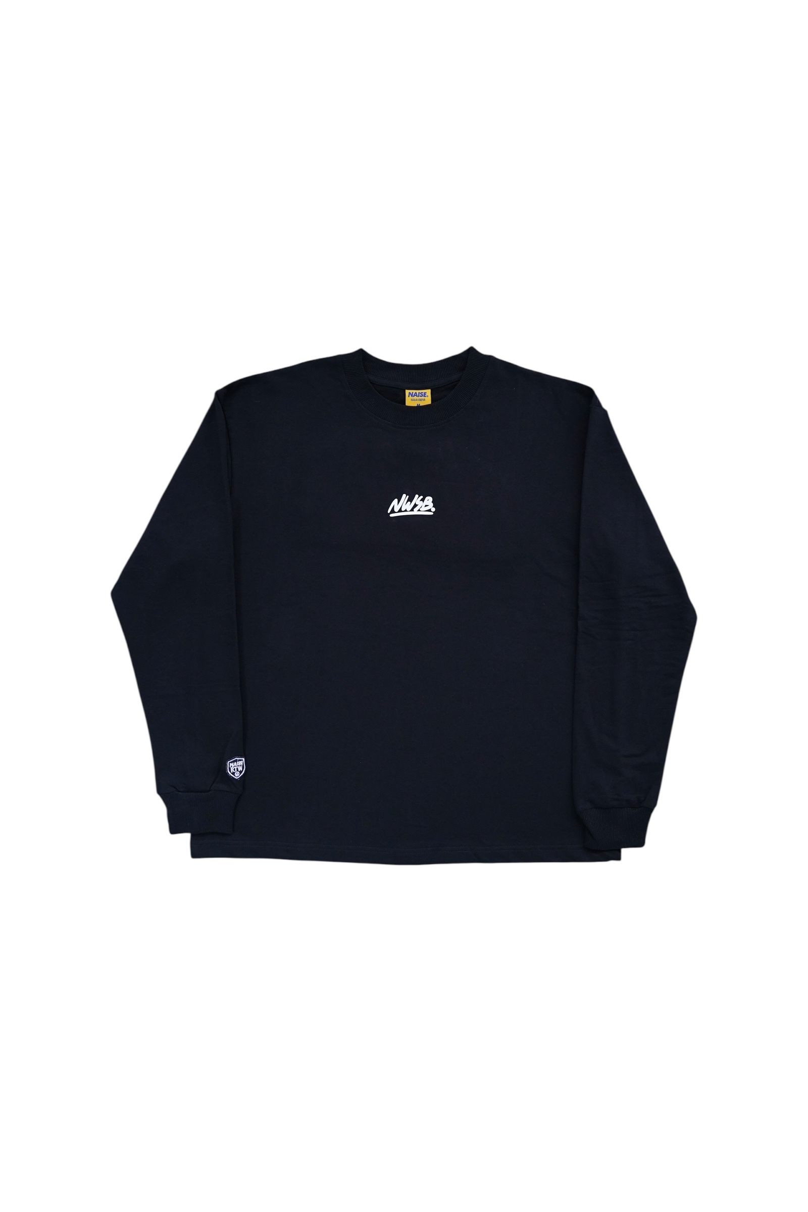 NWSB TSHIRT LONGSLEEVE BLACK WHITE 1