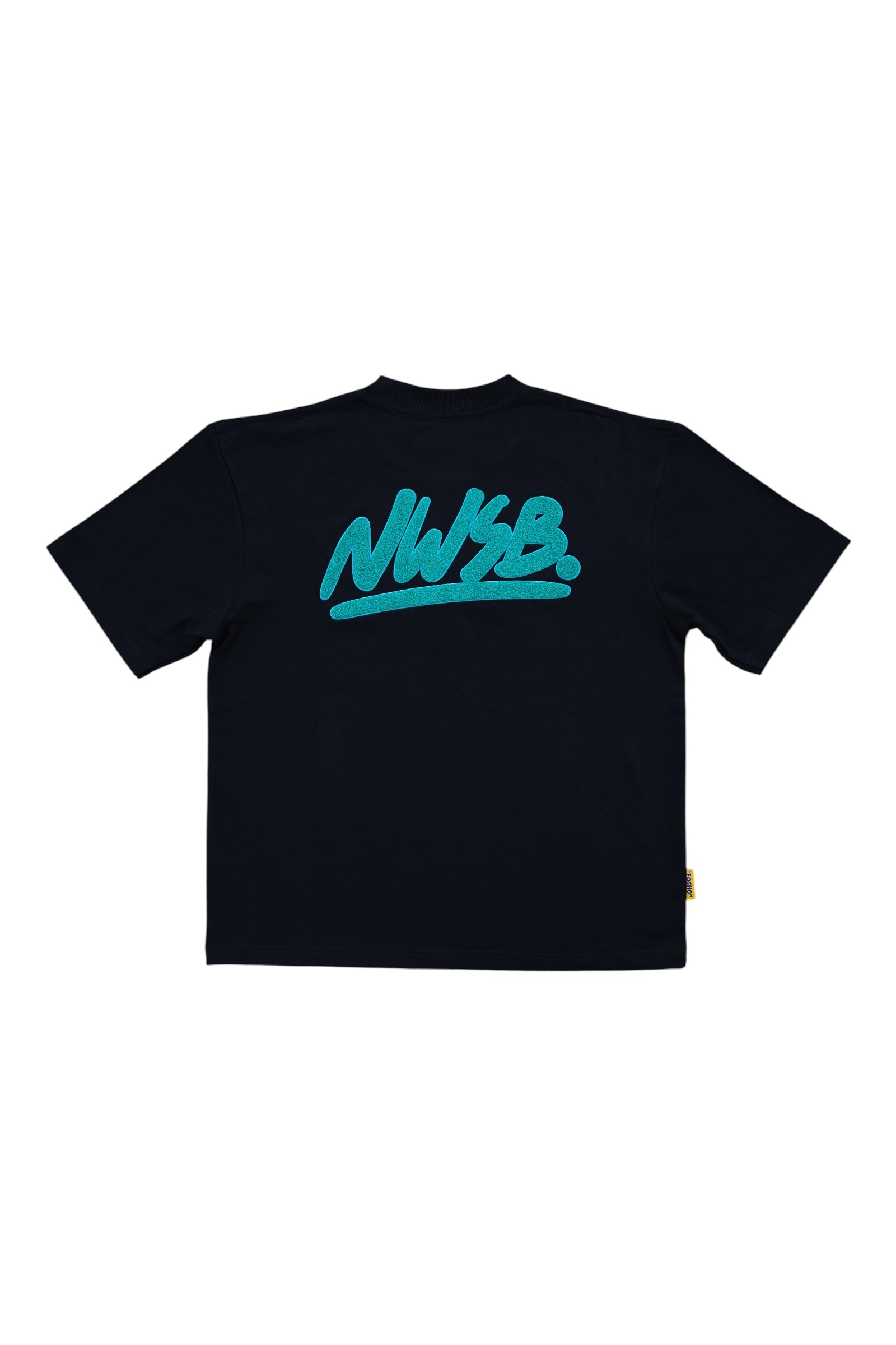 NWSB TSHIRT SHORTSLEEVE BLACK TURQUOISE 2