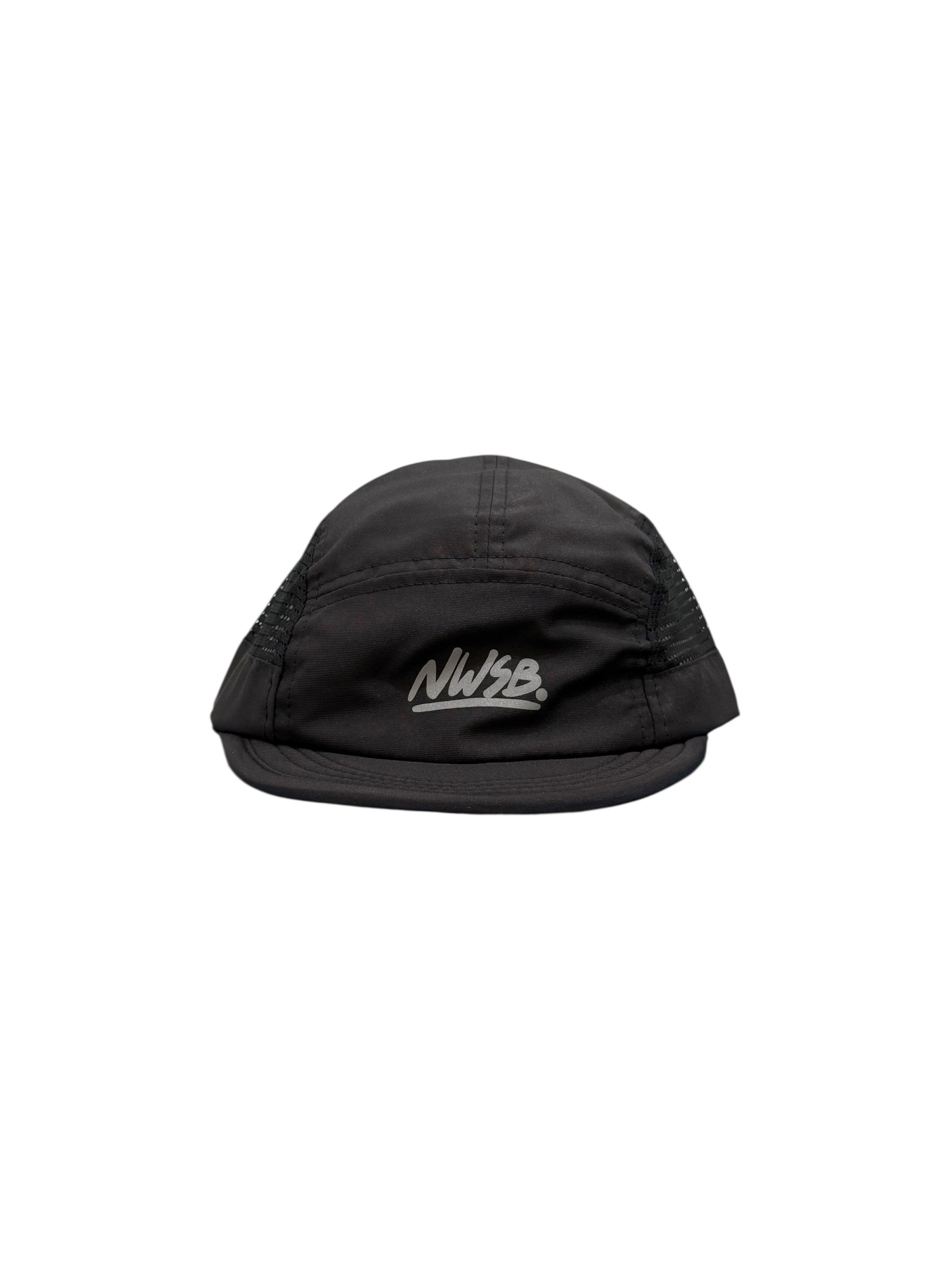 NWSB REFLECTIVE RUNNING HAT BLACK 1