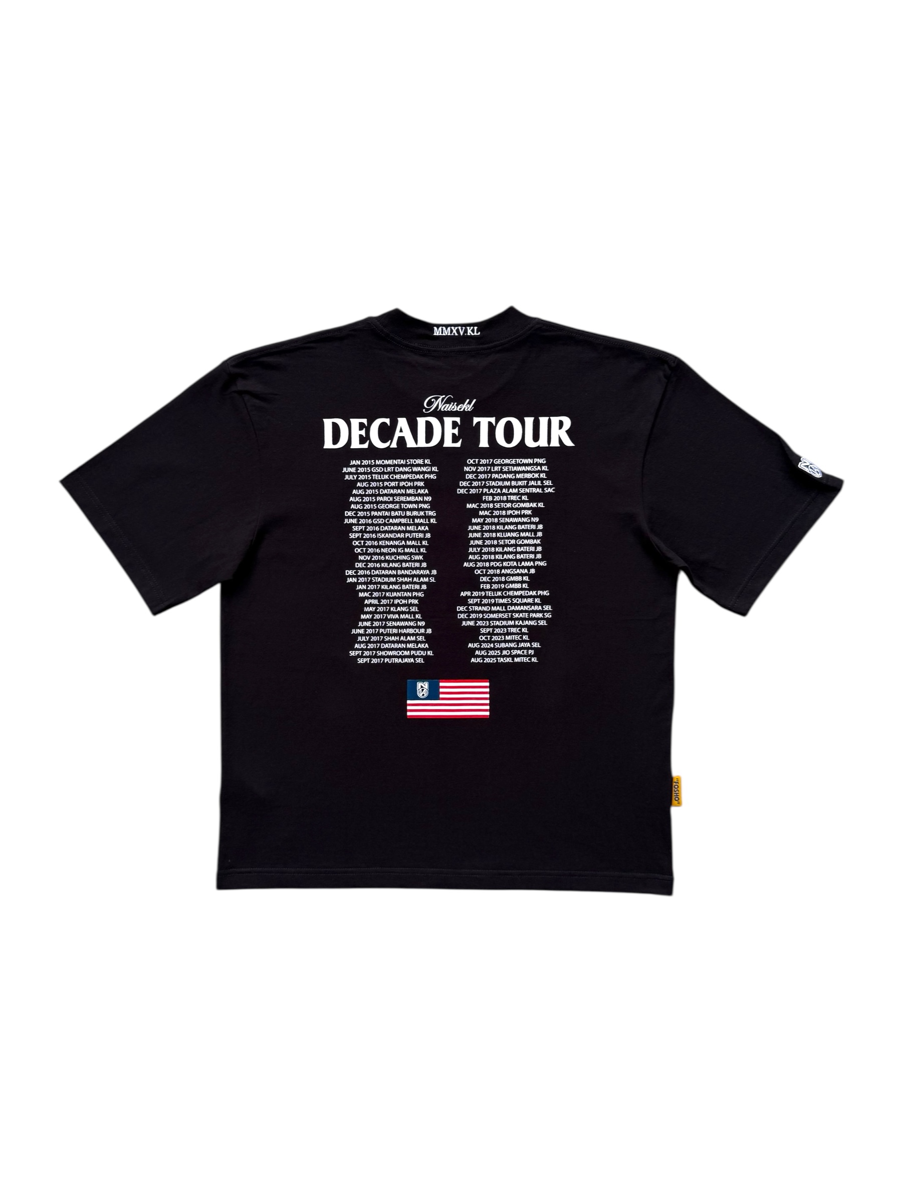 DECADE TOUR TSHIRT BLACK 4