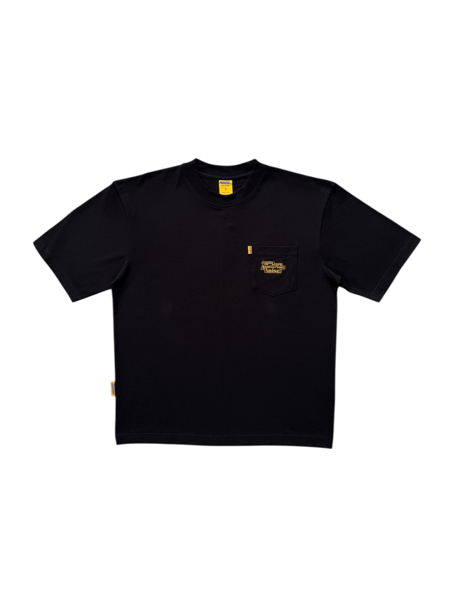 10 YEARS TSHIRT POCKET BLACK 1