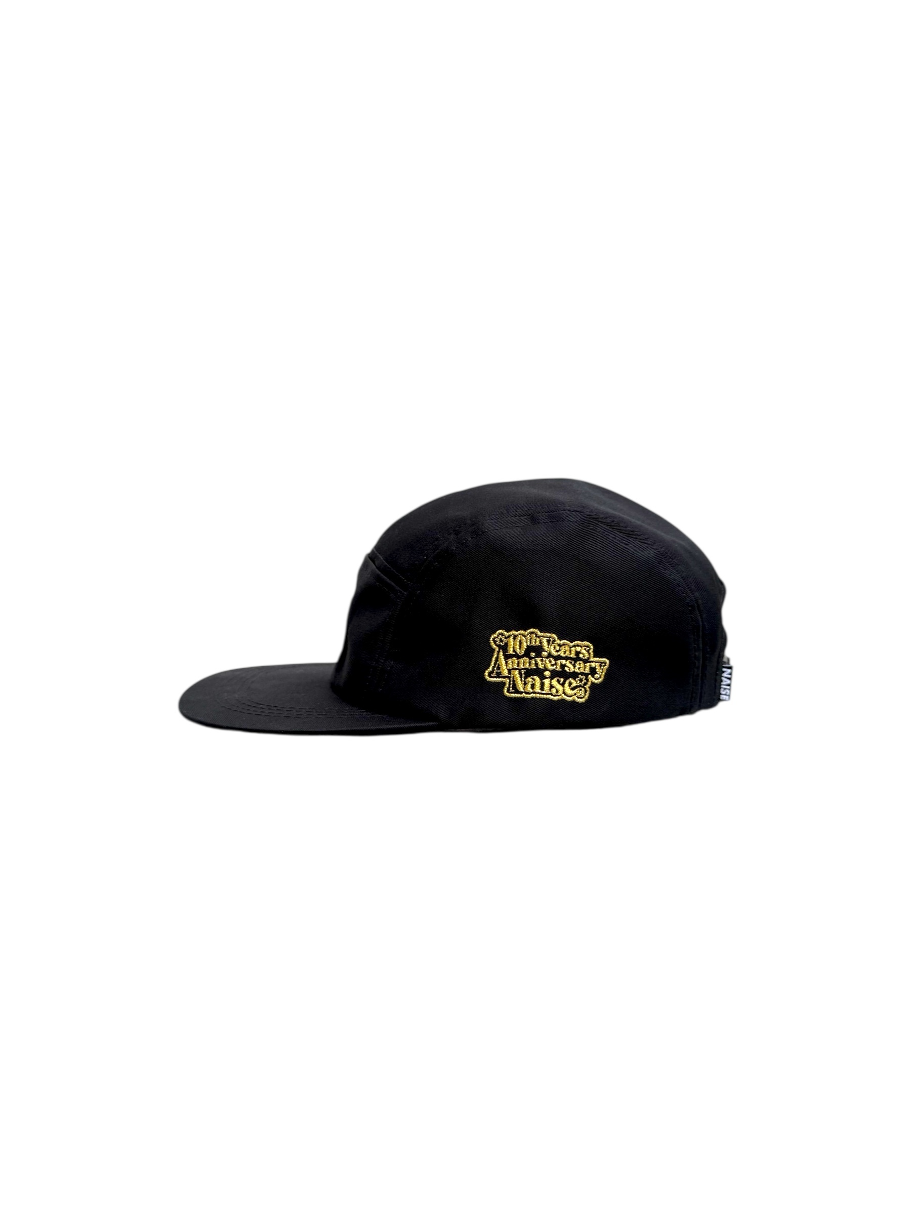10 YEARS 5 PANEL CAMP CAP BLACK 2