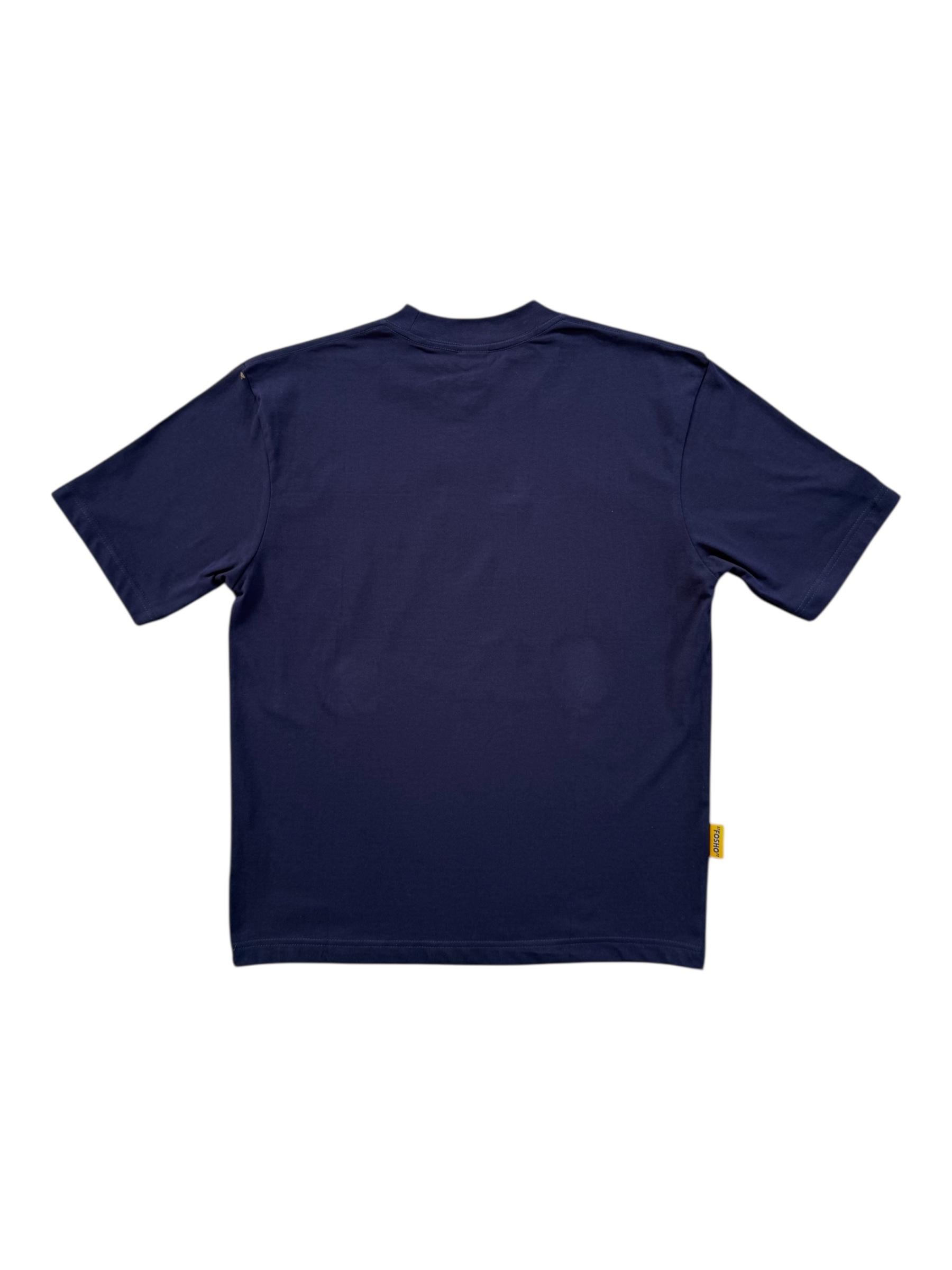 NAISEKL OVERPRINT FRONT TSHIRT NAVY BLUE 2