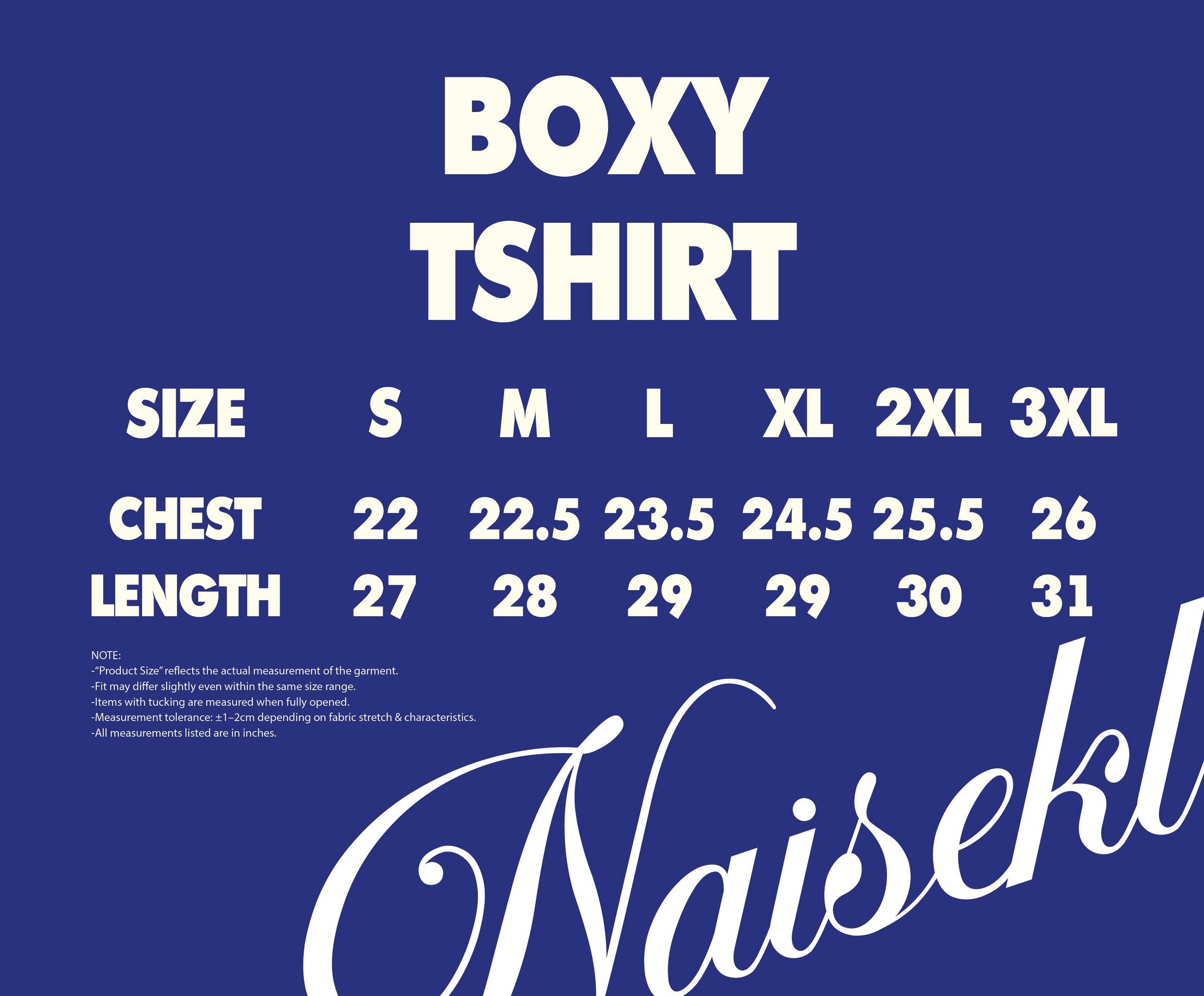 TSHIRT BOXY 2026
