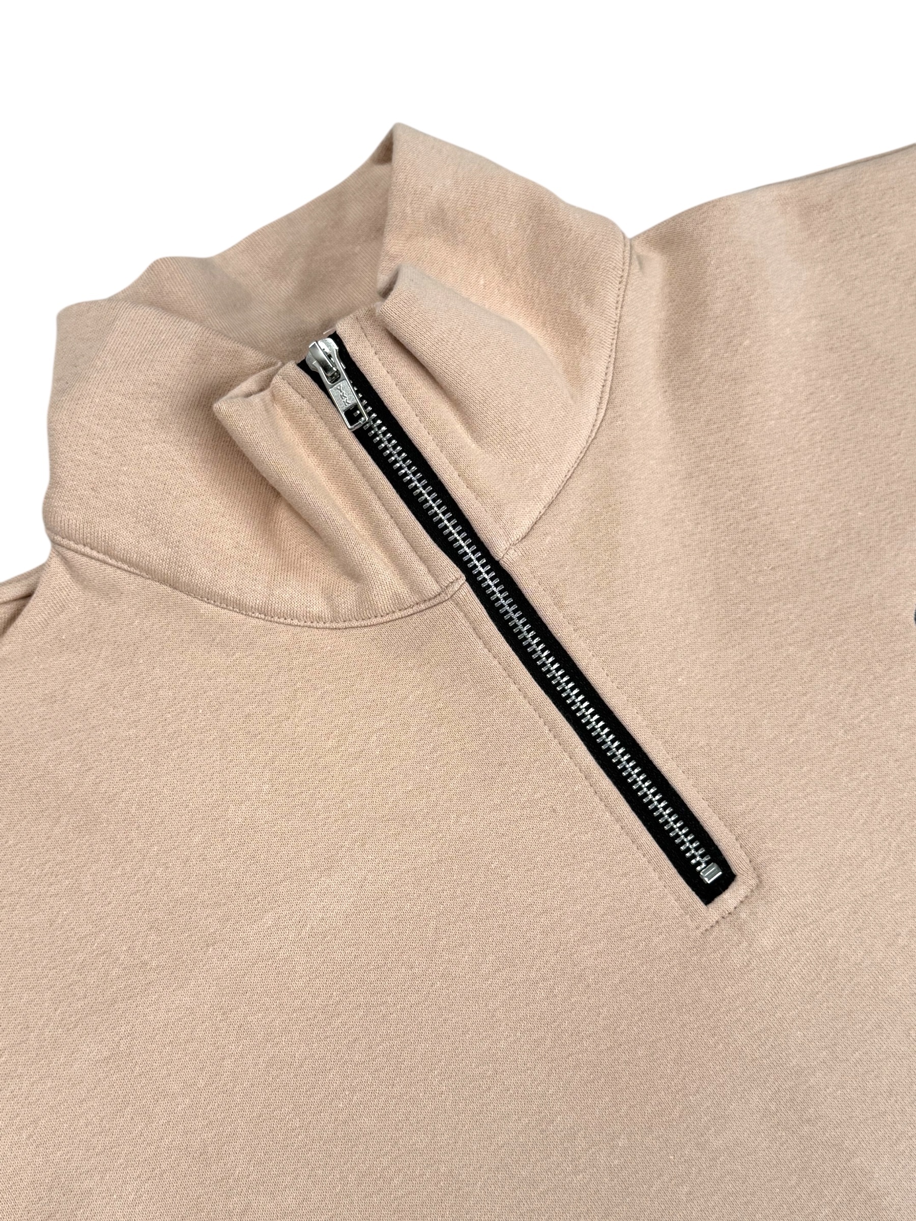 CENTRAL HALF ZIPPER BEIGE 3