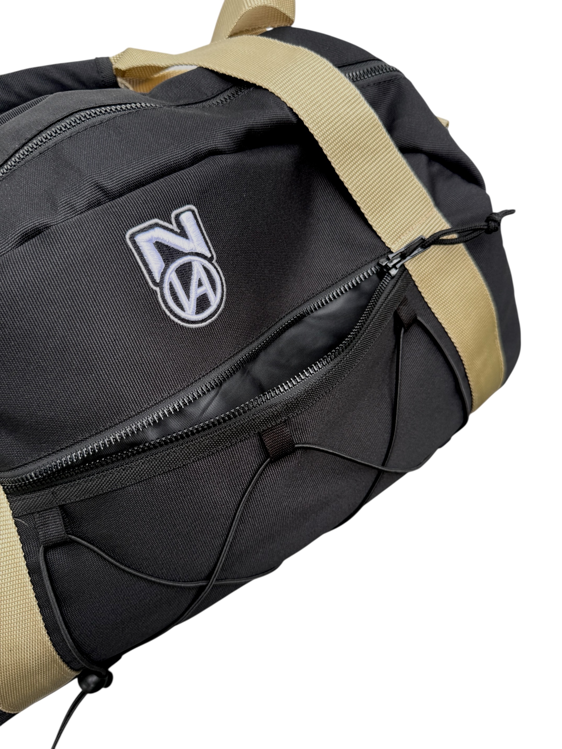 CENTRAL GYM BAG BLACK KHAKI 3