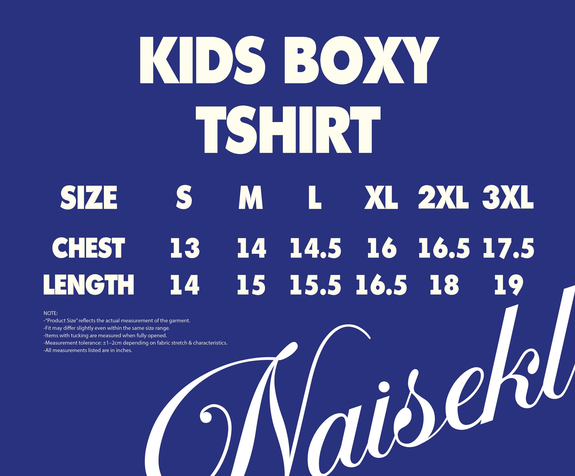 KIDS BOXY TSHIRT 2026