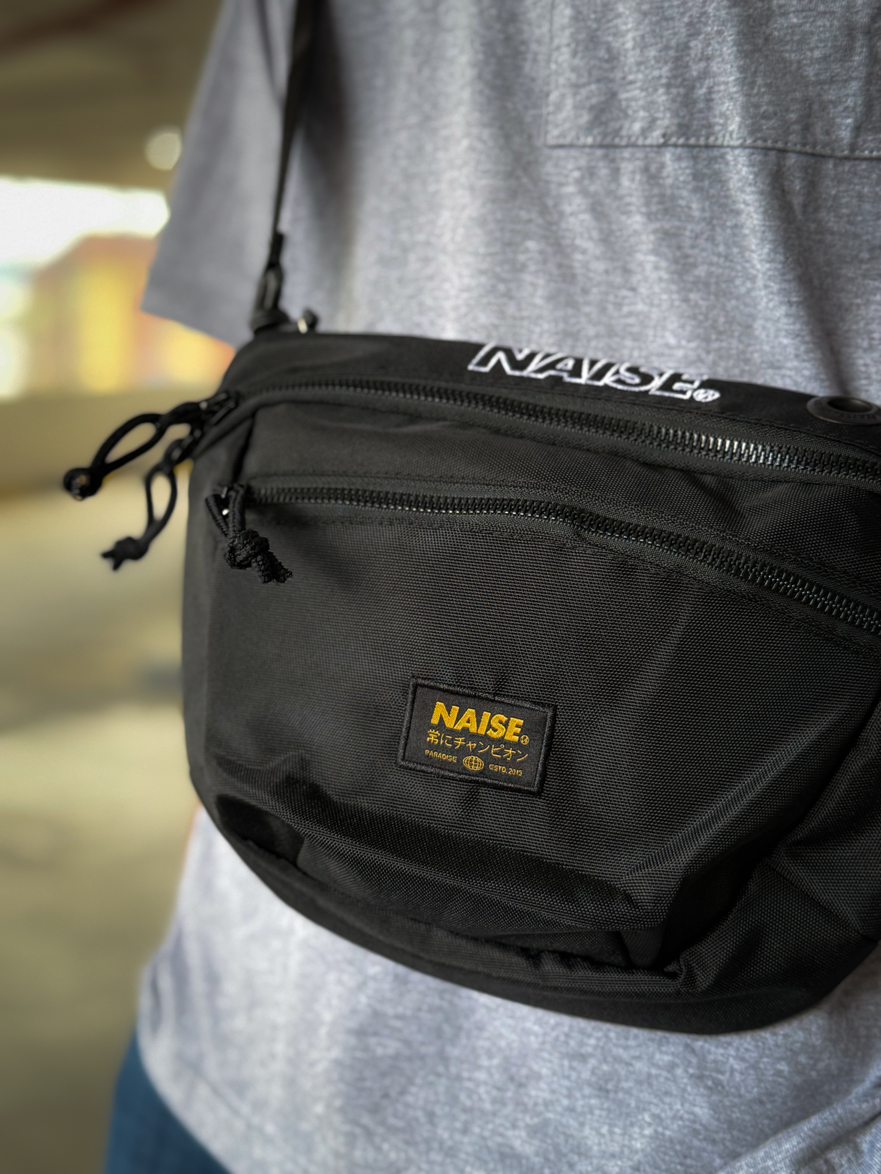 GENISYS WAIST BAG BLACK 2