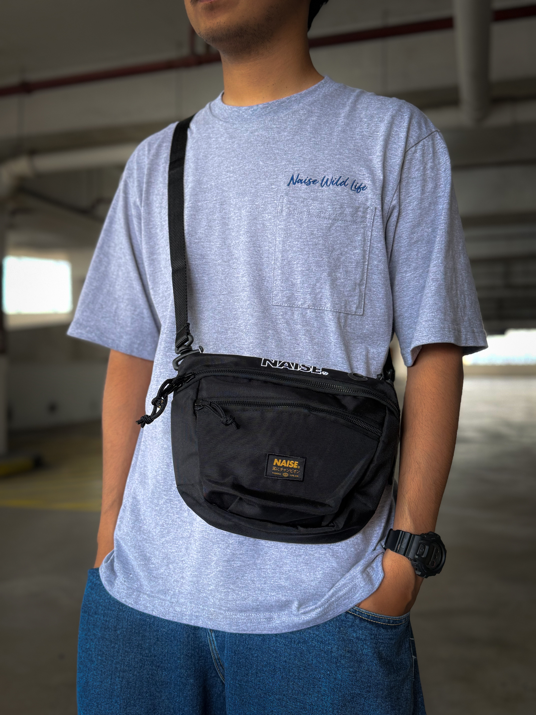 GENISYS WAIST BAG BLACK 1