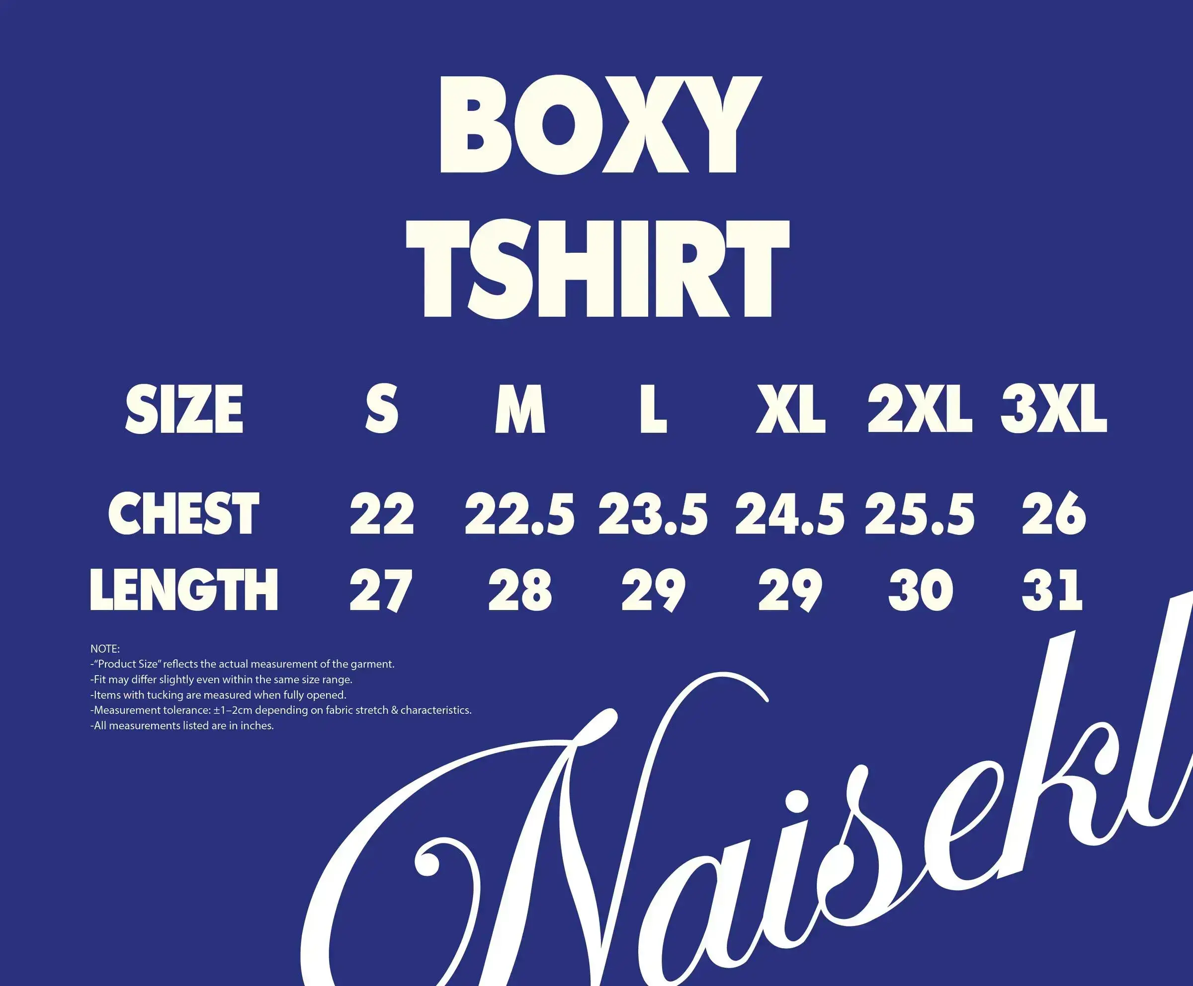 TSHIRT BOXY 2026