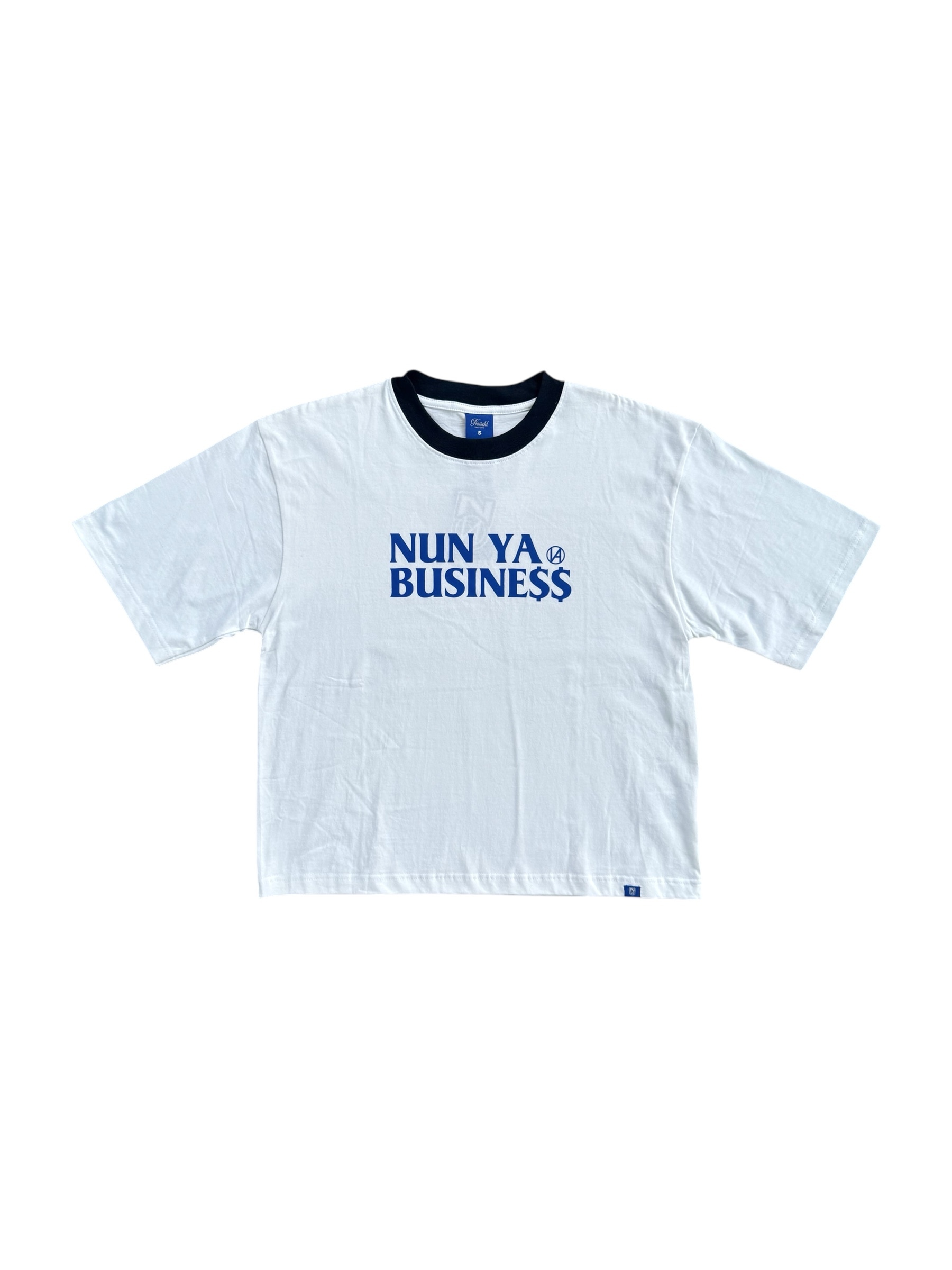 NUN YA BUSINESS TSHIRT WHITE BLUE 1