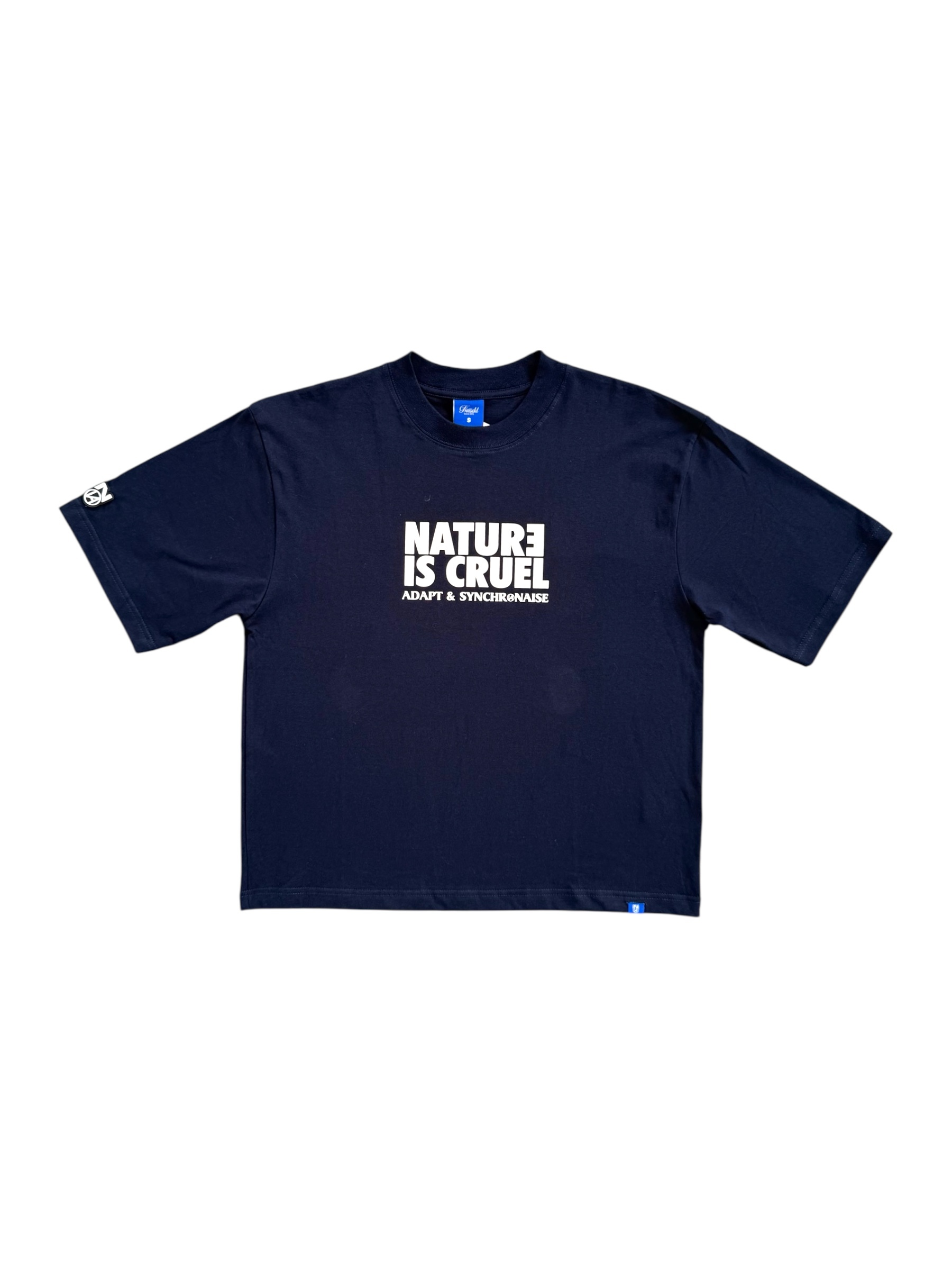 NATURE IS CRUEL TSHIRT NAVY BLUE 1