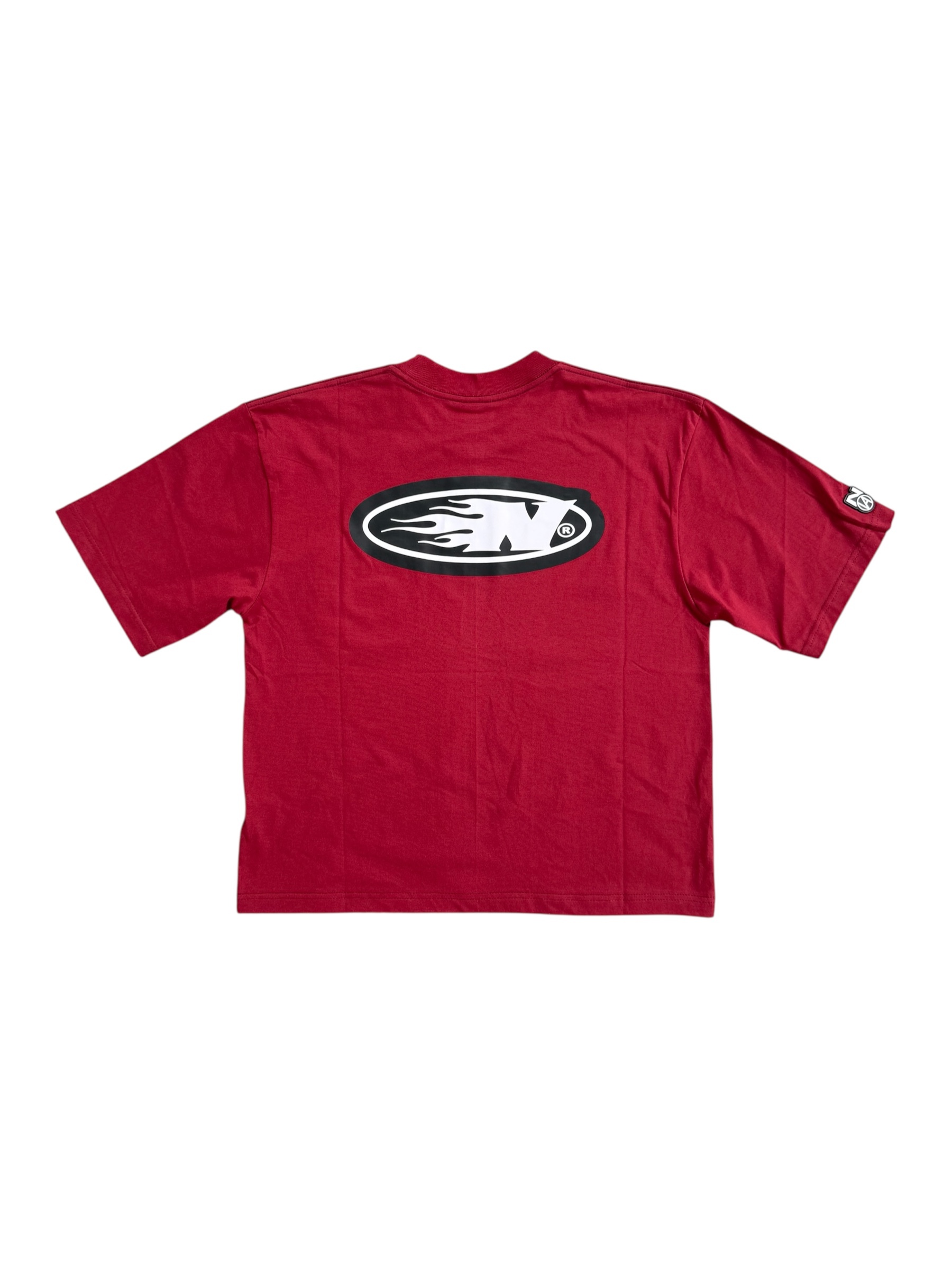 N FLAME TSHIRT BURGUNDY SHORTSLEEVE 2