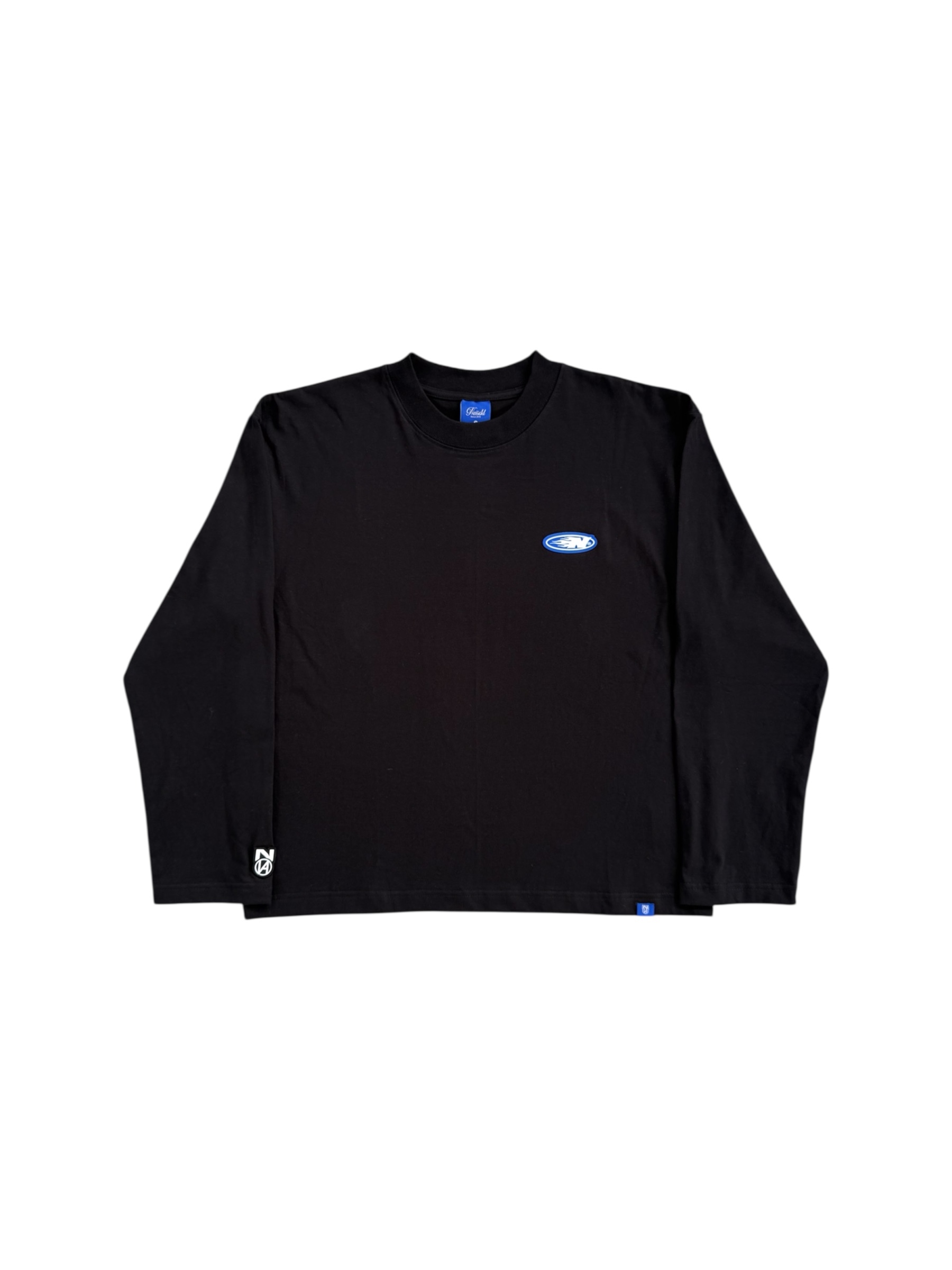 N FLAME BLACK TSHIRT LONGSLEEVE 1
