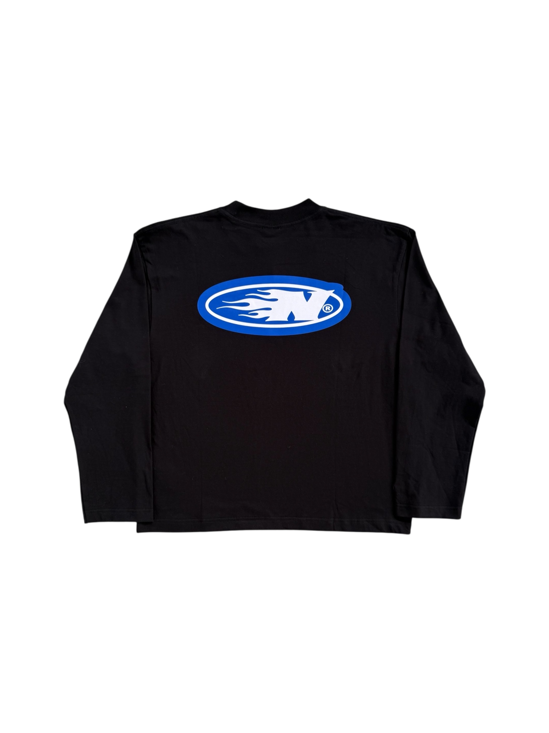 N FLAME BLACK TSHIRT LONGSLEEVE 2