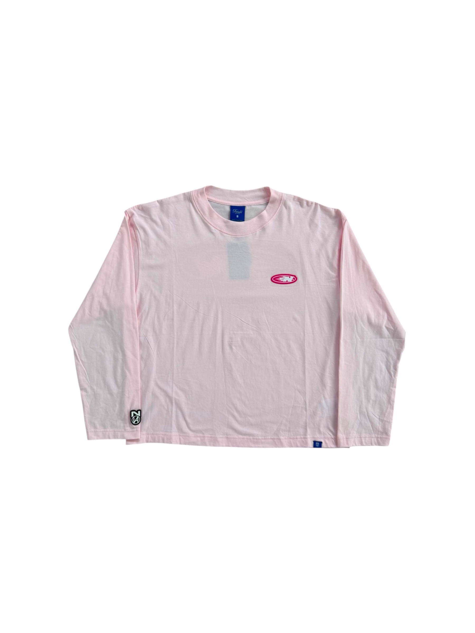 N FLAME LIGHT PINK TSHIRT LONGSLEEVE 1