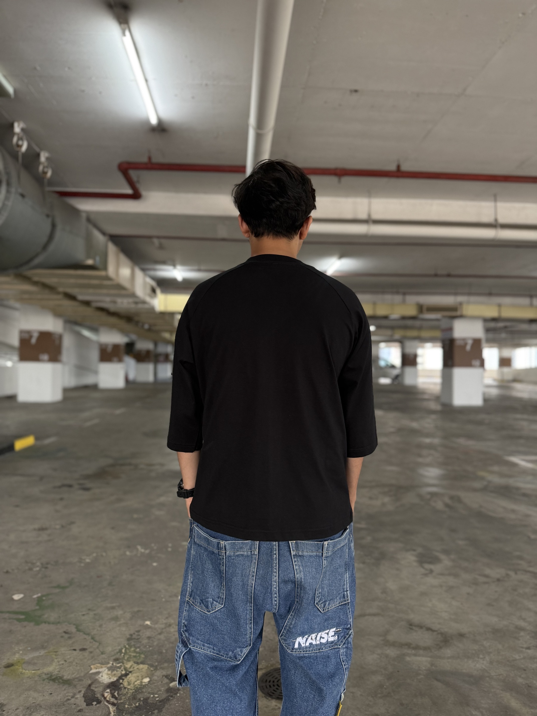 BASIC RAGLAN BLACK 3