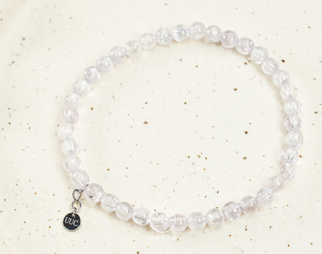 阿富汗拉絲紫鋰輝圓珠手串