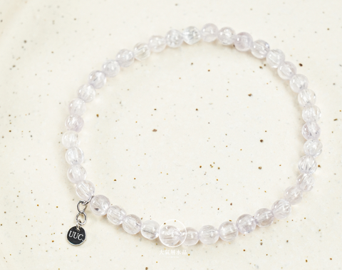 阿富汗拉絲紫鋰輝圓珠手串