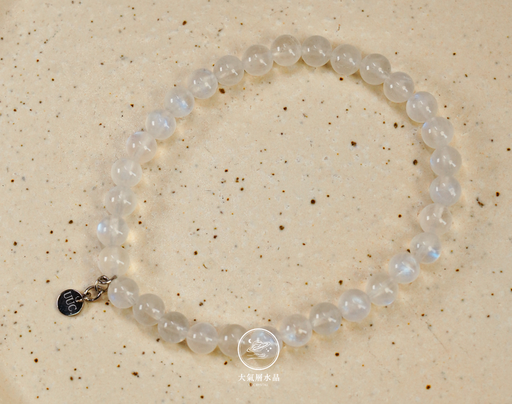 月光石圓珠手串