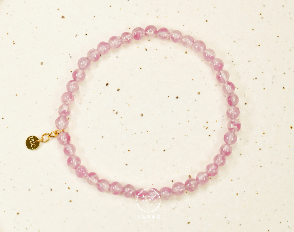 薔薇輝石圓珠手串