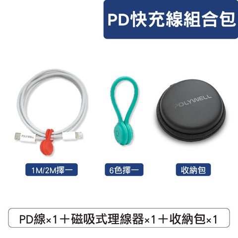 小白線C-to-L+整線器+耳機包組合包