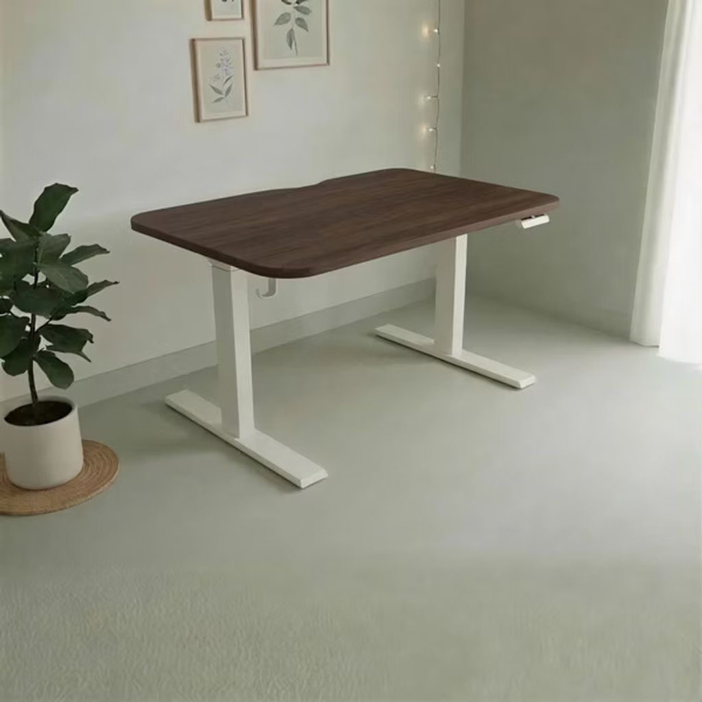 100X70核桃木桌板白腳