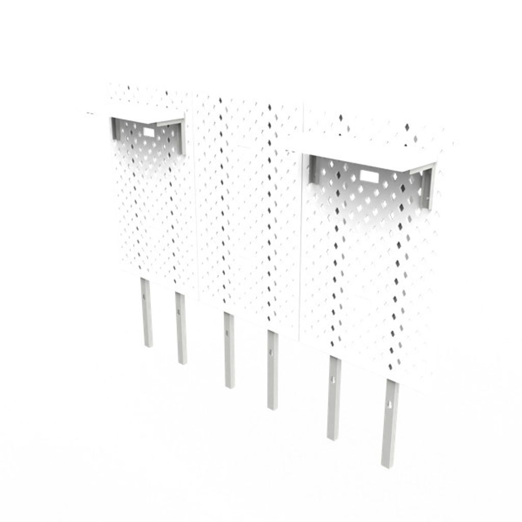 003D-Board 3pcs White Front-600