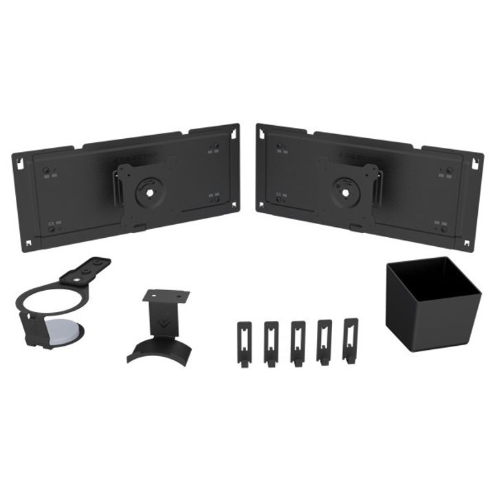 002DB-Monitor Mount M x 2 & Black-Accessories-600