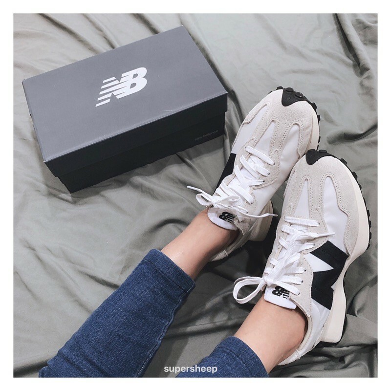 New Balance 327 大N 拼接灰白黑MS327FE – Supersheep