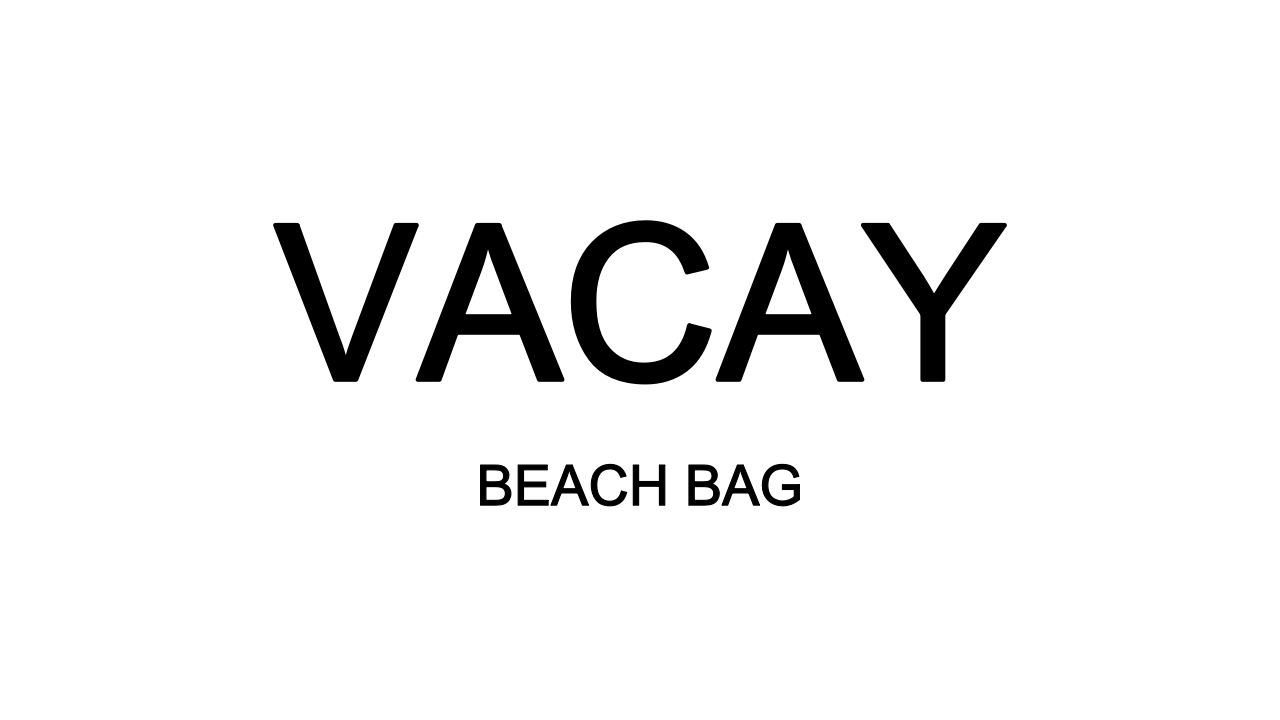 Vacay Beach Bag