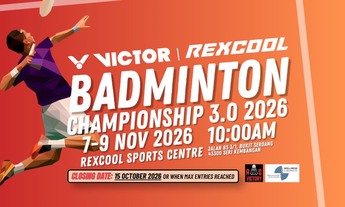 Rexcool Badminton Championship 3.0 2026 (7 - 9 November 2026)