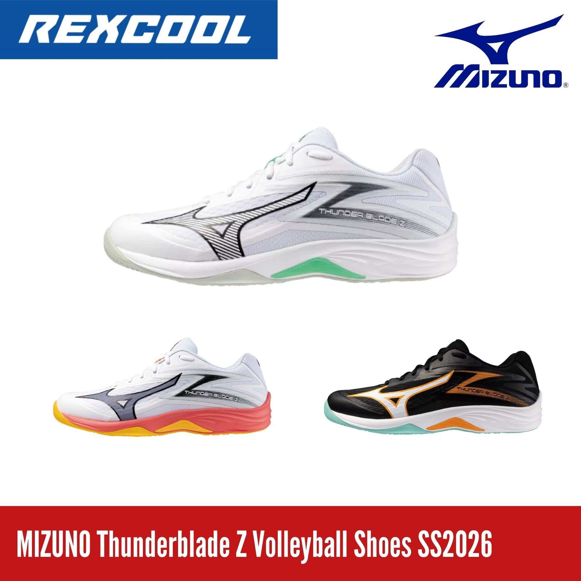 シューズ Mizuno volleyball shoes 26.5 cm MIZUNO Thunder Blade Z Indoor Volleyball Shoes SS2026 – Rexcool Sports