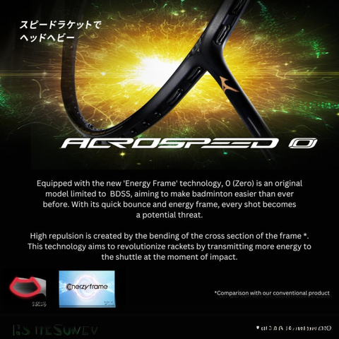 Mizuno ACROSPEED 0 4U6 BDSS限定 Mizuno Acrospeed 0 BDSS 2024 Badminton Racket (MADE IN JAPAN