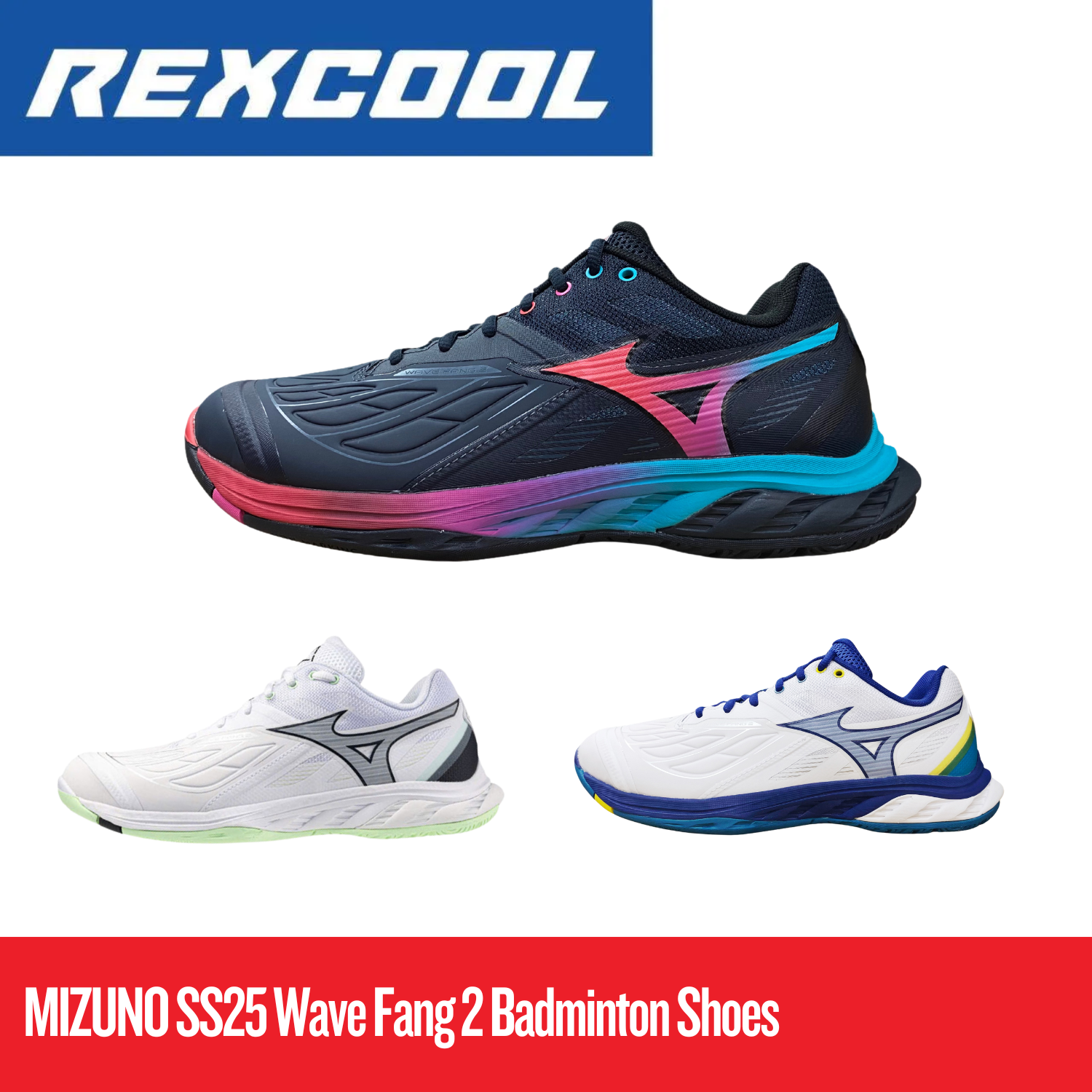 メンズ バドミントンシューズ WAVE FANG NX 71GA205050