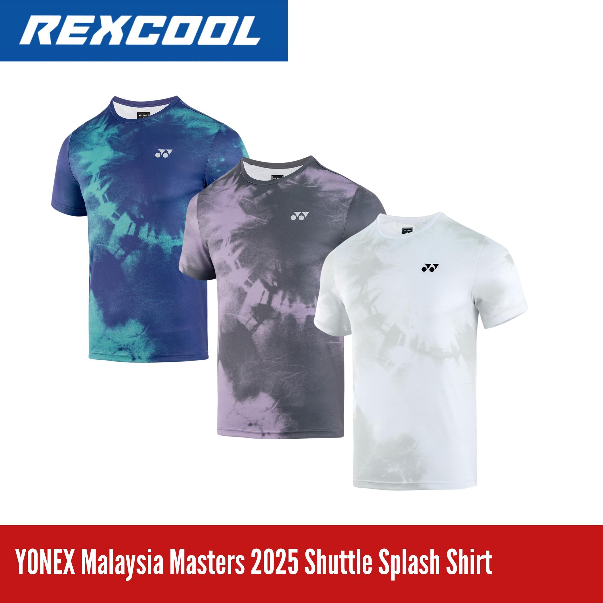 YONEX Malaysia Masters 2025 Shuttle Splash Shirt – Rexcool Sports
