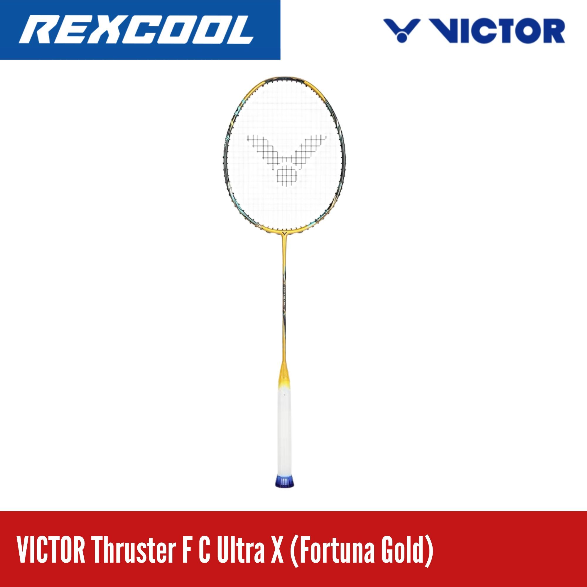VICTOR Thruster F C Ultra X (Fortuna Gold) Badminton Racket | TK-F