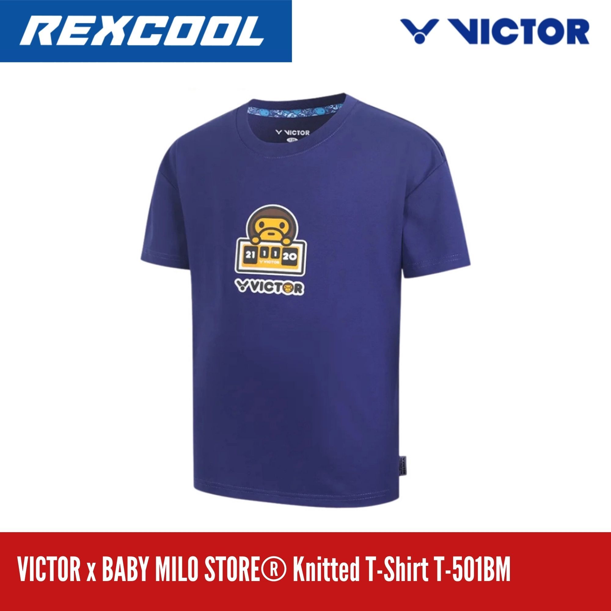 VICTOR x BABY MILO STORE® Collection Knitted T-Shirt T-501BM