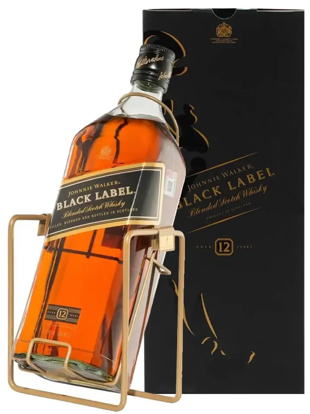 Johnnie Walker Black Label with Cradle 3L 40% – My Good Dram Johnnie Walker Black Label with Cradle 3L 40% – My Good Dram