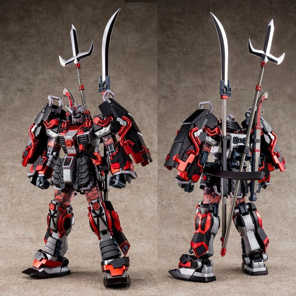 MG SHIN MUSHA GUNDAM SENGOKU NO JIN BLACK ROBE LARGE ARMOR 2
